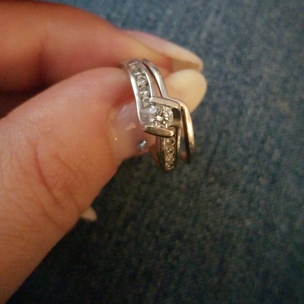 d&k engagement ring set